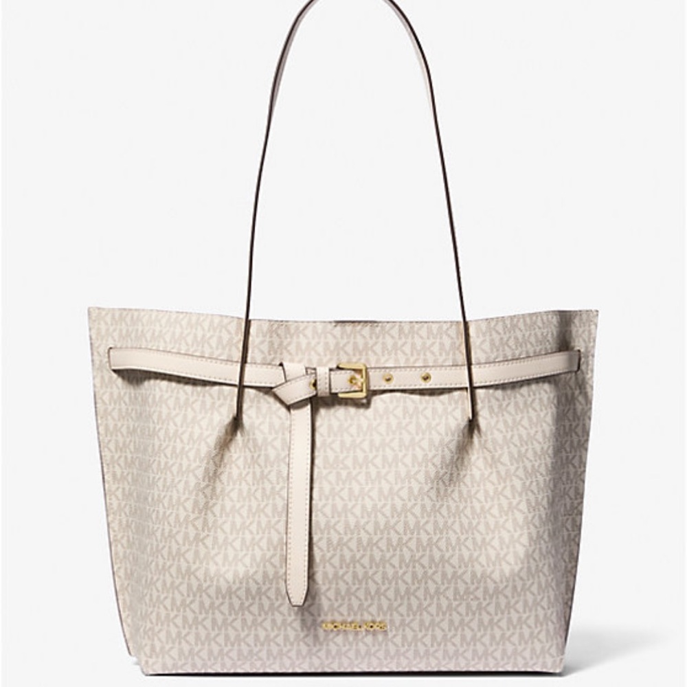 Michael Kors Emilia Large Logo Tote Bag 
COLOR LT CRM MULTI
NWT - Picture 3 of 16